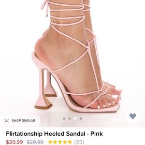 Fashion Nova Flirtation Heeled Sandal